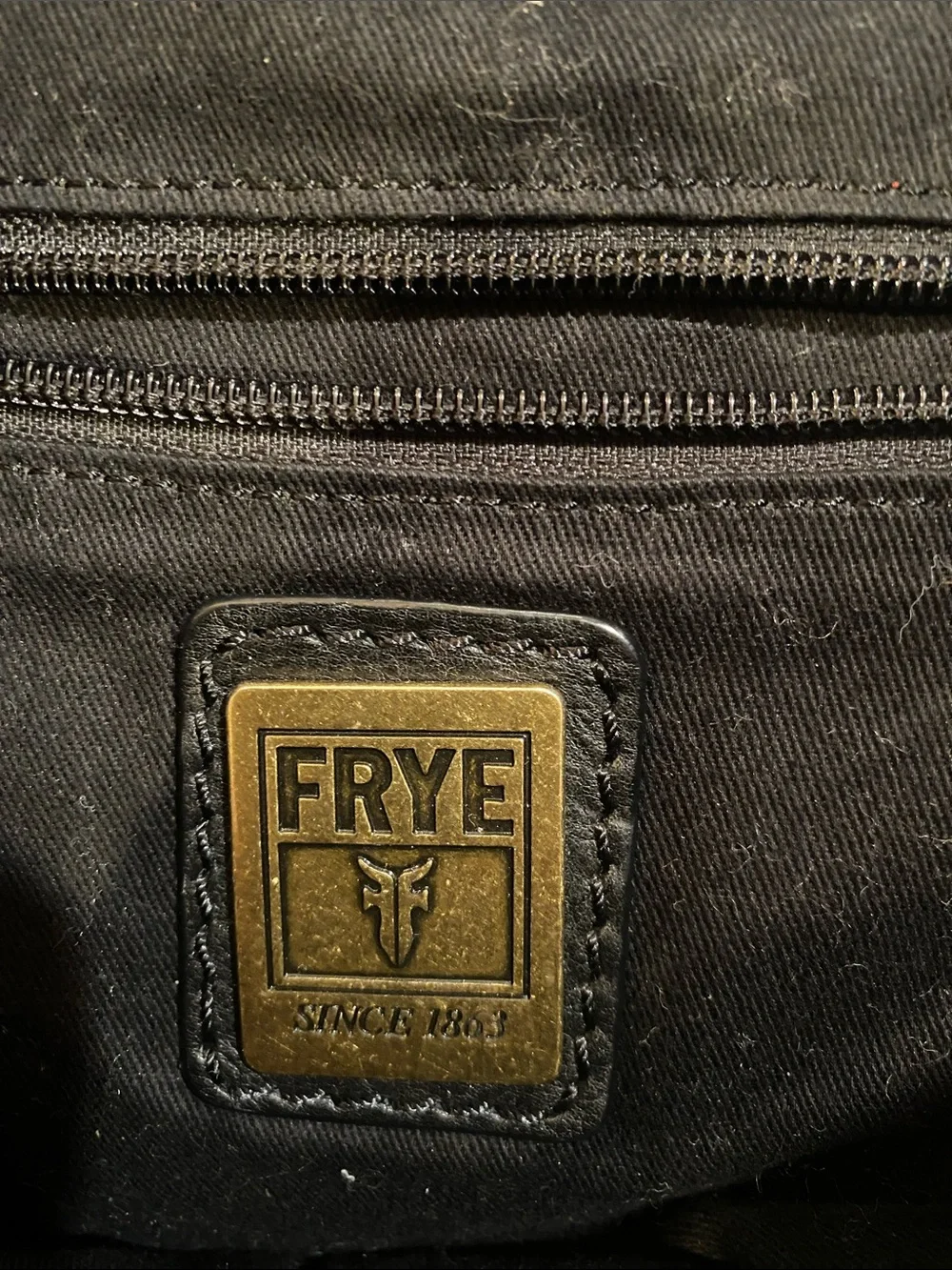 Frye Black Leather Braided-Handle Hobo